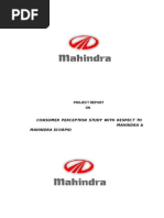 Download market-Consumer perception -mahindra-thesis Repaired by Harmeet Singh Saran SN47078646 doc pdf