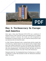 Day 3 - Technocracy in Europe and America