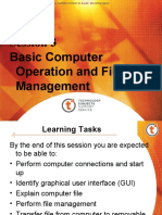 Session 3 Basic Computer Operation and File Management