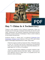 Day 7 - China Is A Technocracy