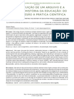 A constituição de um arquivo e a escrita da história da educação.pdf
