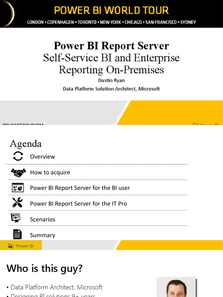 Power BI Report Server: Self-Service BI and Enterprise Reporting On ...