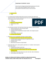 UTS AGAMA SMT Genap FKG 2K20 Ini Cuk Baru Benernya