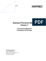 Standard Practices Manual: Consumable Materials Packaging and Storage