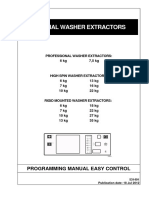 Industrial Washer Extractors: Programming Manual Easy Control