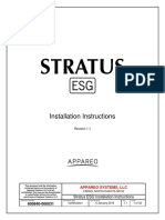 Stratus ESG Installation Instructions