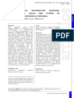 3.1. Gardini. Proyectos de Integración Regional Sudamericana - Hacia Una Teoría de La Convergencia Regional PDF