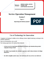 Service Operation Management: Session 5