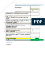 Carta Gantt Ambiental 2019