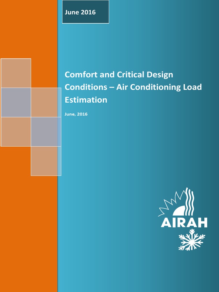 Comfort and Critical Outdoor Design Conditions | PDF | Nature