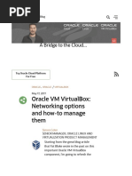 Oracle VM Virtualbox: Networking Options and How-To Manage Them