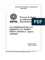 PNA 45 013 10 - Símbolos de Ceguera o Ambliopía