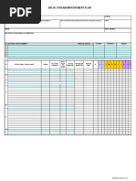 Value Stream Improvement Plan Template