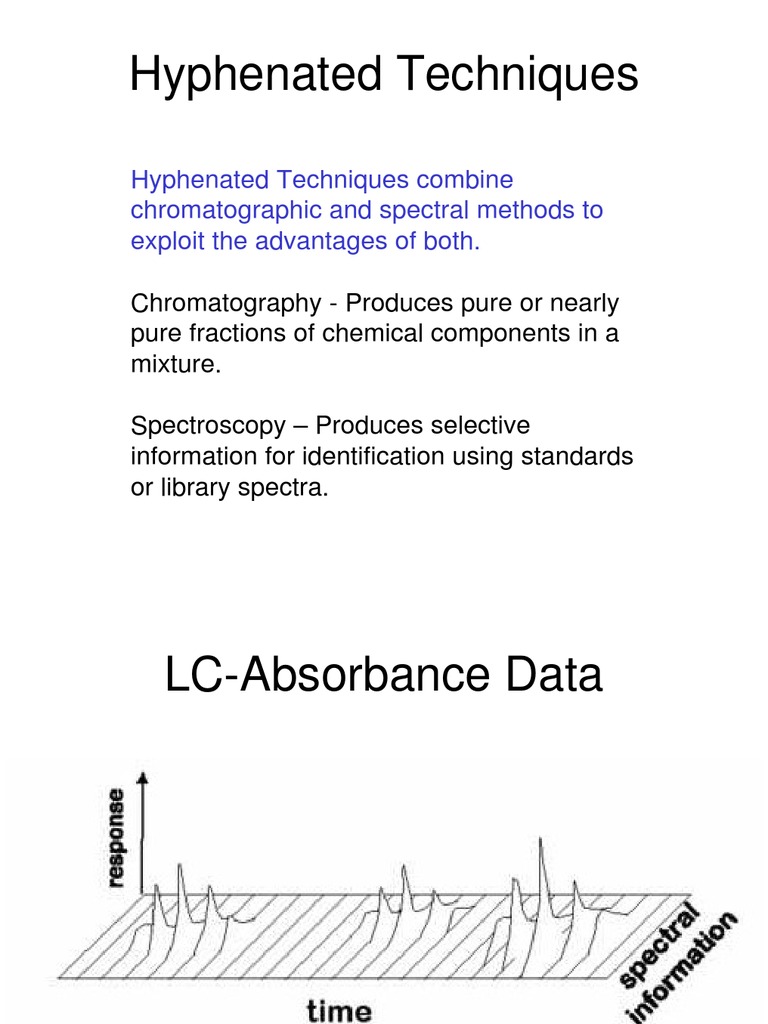 Hyphenated Techniques PDF Raman Spectroscopy Infrared Spectroscopy