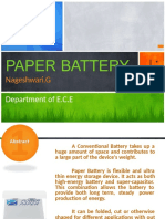 Paper Battery PRESENTATION