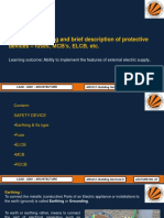 L7-Earthing and Brief Description of Protective Device