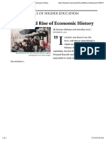 The Fall and Rise of Economic History - The Chronicle of Higher Education PDF