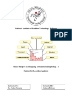 National Institute of Fashion Technology, Jodhpur - Factors for Location Analysis