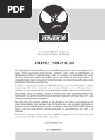 FNE_Carta_MF_ME_A_Minha_Indignação_Jan2011