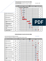 Cronograma de Ejecucion de Obra