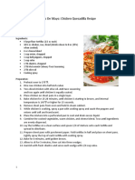 Foodservice Assignment