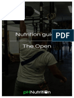 Nutrition Guide For The Open