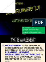 Essential Management Concepts for Safety and Loss Control