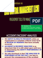 Accident Statistics and Safety Management Consultancy Services