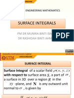 Surface Integrals: PM DR Munira Binti Ismail DR Rashidah Binti Ahmad