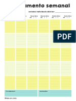 Planejamento Semanal PDF
