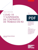 COVID 19 y la suspennsion de trabajo en republica dominicana