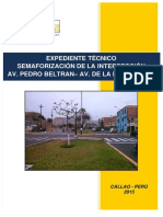 PDF Expediente Tecnico Semaforizacion de La Interseccion Av Pedro Beltran Av de La Revolucion - Compress PDF