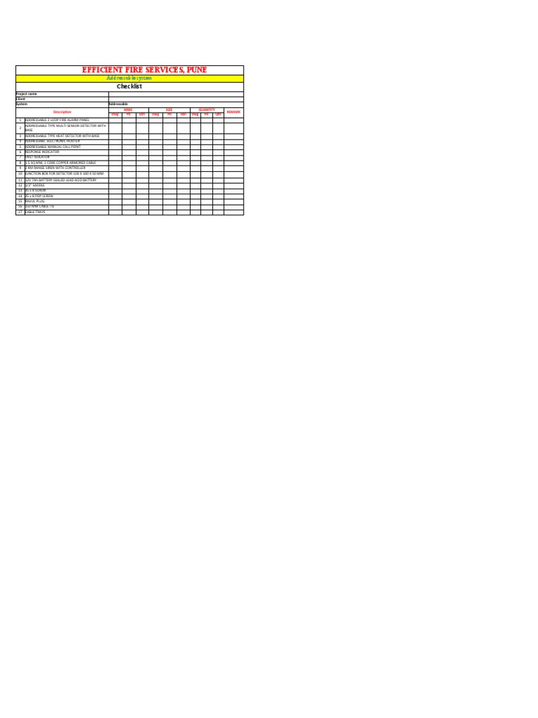 Fire Alarm System Specifications PDF | PDF
