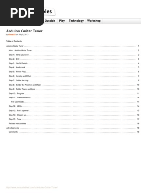 Arduino-Guitar-Tuner