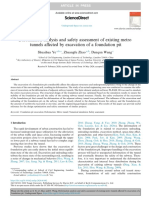 Analyse de La Déformation Et Évaluation de La Sécurité Des Tunnels de Métro Existants