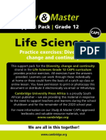 Study Master LifeScie Gr12 Practice Exercises Diversity Change PDF