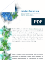 Eidetic Reduction Explained