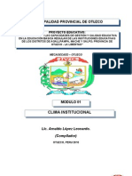 CLIMA INSTITUCIONAL Y AUTOESTIMA