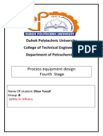 Duhok Polytechnic University College of Technical Engineering Department of Petrochemical
