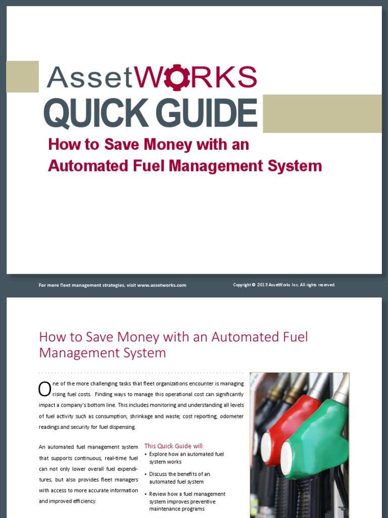 Quick Guide How To Save Money With An Automated Fuel Management System