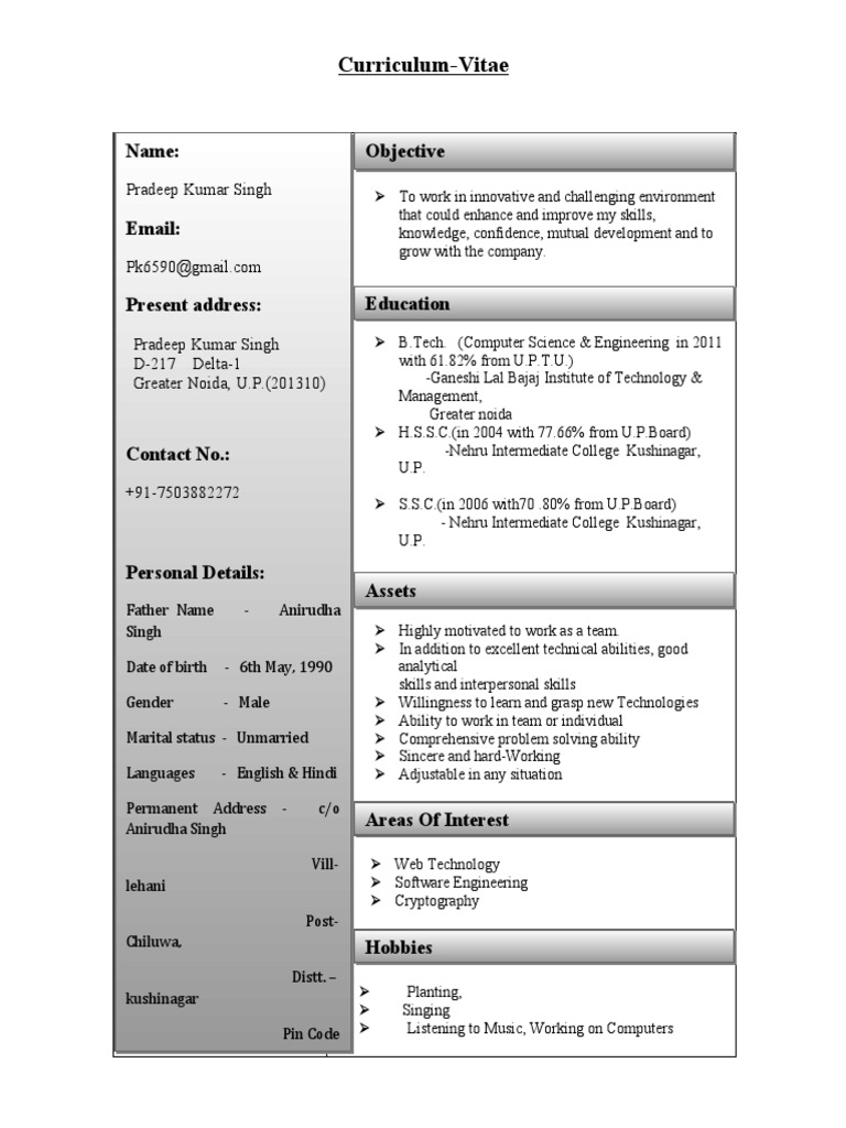 Pradeepresume | PDF | Java (Programming Language) | Computing