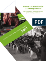 Manual de Capacitación Para Transportistas