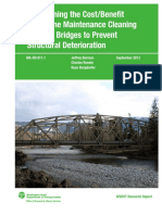 Determining The Cost Benefit of Routine Maintenance Cleaning of Steel Bridges To Prevente Structural