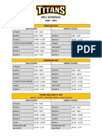 Lha Bell Schedule 20-21