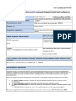 RISK ASSESSMENT FOR HPLC ACTIVITIES