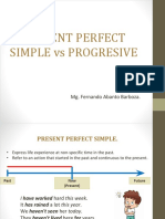 Present Perfect Simple VS Progresive