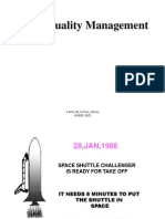 Challenger Disaster and Total Quality Management