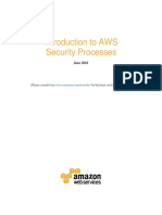 Introduction To AWS Security Processes: June 2016