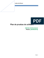 Plantilla de Plan de Pruebas de Software