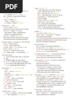 REGEX Cheat Sheet - 1 PDF